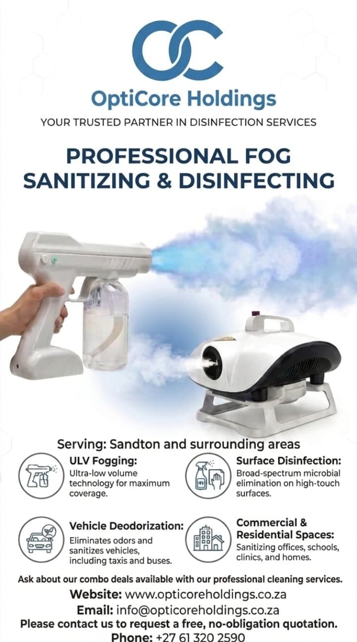 Sanitising and Hygiene Services Official Poster