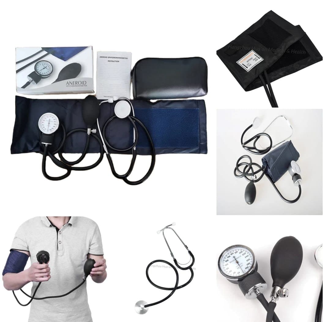 Manual Blood Pressure Cuff with Stethoscope