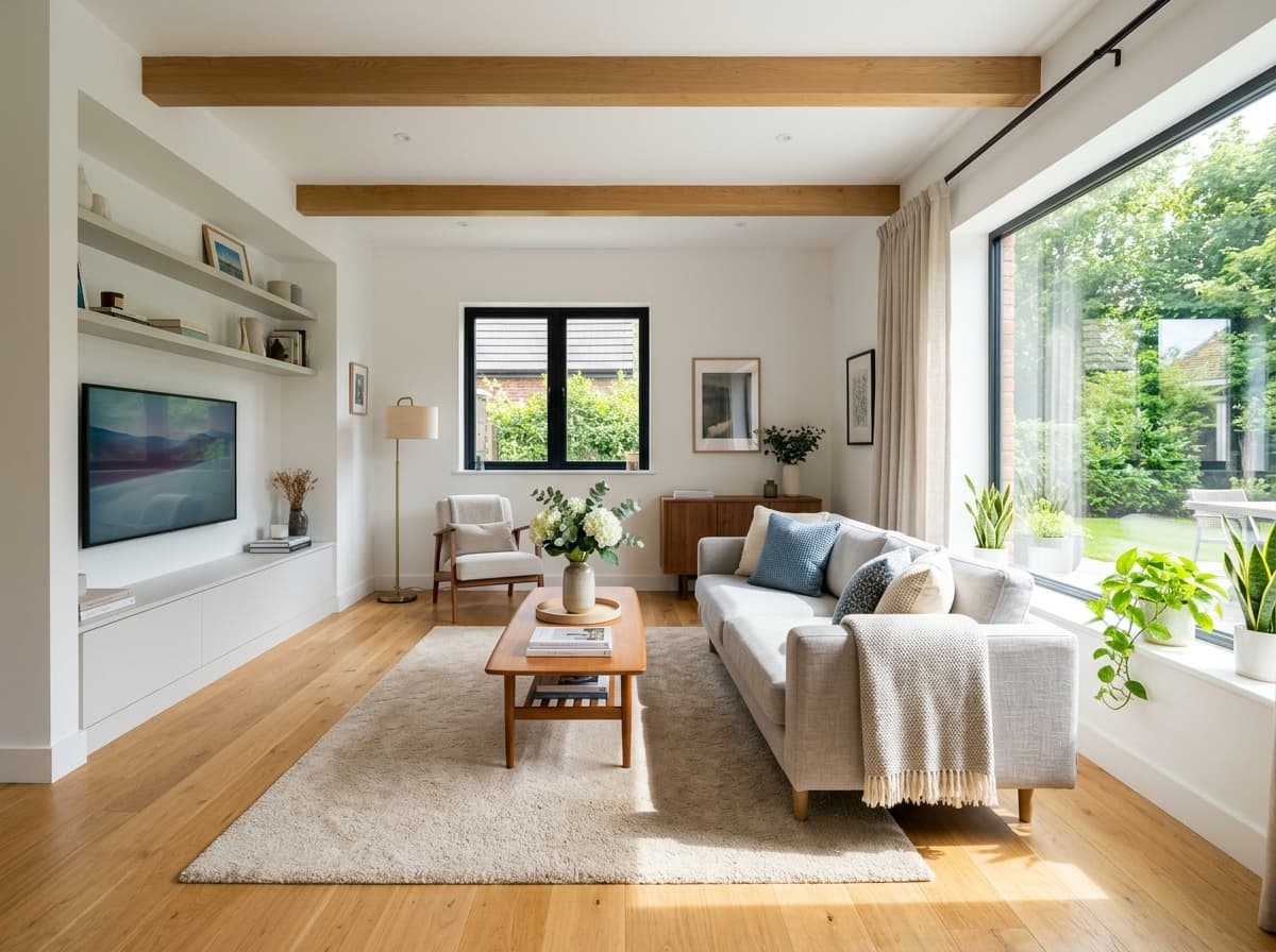 Residential Living Room Cleaning
